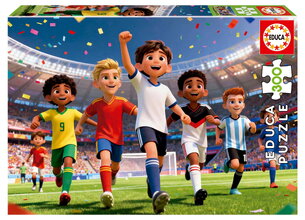 Puzzle Soccer World Educa 300 dielov od 8 rokov EDU20495