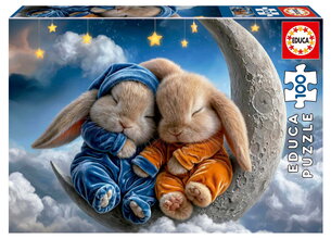 Puzzle Bunny Dreams Educa 100 dielov od 6 rokov EDU20498