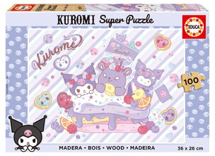 Fa puzzle Kuromi Educa 100 darabos