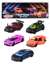 Autíčka Light Racer 5 Pieces Giftpack Majorette kovové dĺžka 7,5 cm sada 5 druhov v darčekovom balení