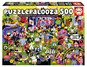Puzzle PuzzlePalooza Educa 500 darabos és Fix ragasztó