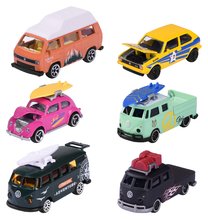 Autíčko VW The Originals Premium Cars Majorette kovové so zberateľskou kartičkou 7,5 cm dĺžka 6 druhov