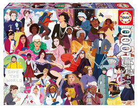 Puzzle Iconic Women Educa 1000 darabos és Fix ragasztó