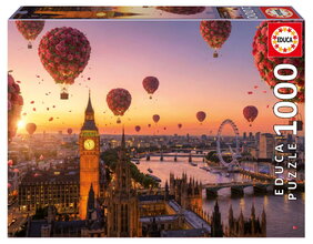 Puzzle London in Bloom Educa 1000 darabos és Fix ragasztó