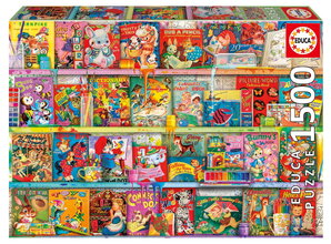 Puzzle The Kistchy Funbook Nook Educa 1500 darabos és Fix ragasztó