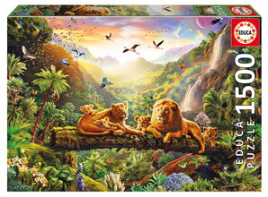 Puzzle The Lion three bridge Educa 1500 darabos és Fix ragasztó
