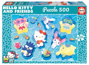 Puzzle Hello Kitty & Friends Educa 500 dielov od 11 rokov EDU20586