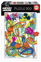 Puzzle Mickey & Friends Educa 500 darabos és Fix ragasztó