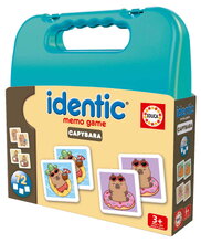 Pexeso v kufríku Capybaras Identic Memo Game Educa pamäťová hra 72 kariet od 6 rokov EDU20608