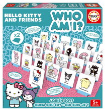 Spoločenská hra Uhádni kto som Who am I Hello Kitty Educa 48 kartičiek pre 2 hráčov od 5 rokov v španielčine angličtine francúzštine a portugalčine ED