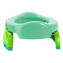 Cestovný nočník/redukcia na WC Potette Plus 2v1 Kalencom Teal zeleno-zelená + 3ks náhradných náplní a cestovná taška - od 15 mes KAL2106554