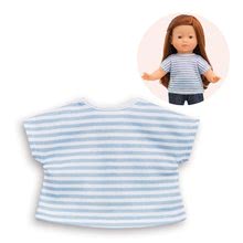 Oblečenie Striped T-shirt Grey Ma Corolle pre 36 cm bábiku od 4 rokov CO210790