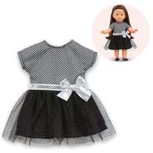 Oblečení Evening Dress Black and Grey Ma Corolle pro 36 cm panenku od 4 let
