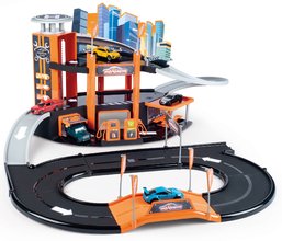 Garáž 3 poschodová s výťahom Garage Motor City Plus Majorette s rampou autodielňou a 1 autíčko od 3 rokov MJ2058213