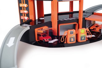 Garáž 3 poschodová s výťahom Garage Motor City Plus Majorette s rampou autodielňou a 1 autíčko od 3 rokov MJ2058213