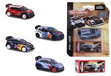 Autíčko rally WRC Cars Majorette kovové s gumenými kolieskami a zberateľskou krabičkou 7,5 cm dĺžka 4 rôzne druhy MJ212084012