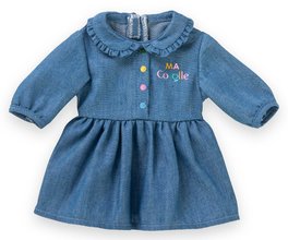 Džínové šaty pro panenku Denim Dress Long Sleeves Ma Corolle pro 36 cm panenku