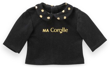 Tričko pro panenku Black & Gold T-shirt Ma Corolle pro 36 cm panenku