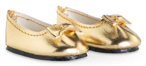 Baleríny pro panenku Gold Ballet Flat Shoes Ma Corolle pro 36 cm panenku