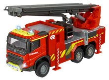 Autíčko hasičské Volvo Truck Fire Engine Majorette so zvukom a svetlom dĺžka 19 cm