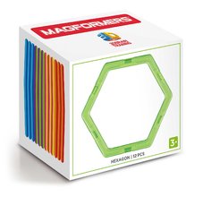 Rozšíření k magnetické stavebnici Šestiúhelník Hexagonal Set Magformers 12 dílů