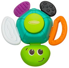 Hrkálka Korytnačka Turtle Rattle Infantino s ohybnými články od 3 mes