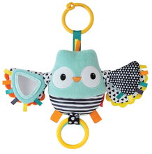Vibrujúca sovička Flutter & Jitter Pal Owl Infantino s mávajúcimi krídlami od 0 mes