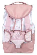 Klokanka s batohom Backpack Natur D'Amour Baby Nurse Smoby pre 42 cm bábiku nastaviteľné ramienka a vrecko pre fľašku SM220321