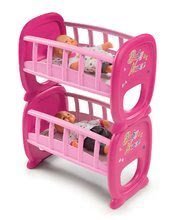 Poschodová posteľ pre bábiky Baby Nurse Twin Smoby pre 42 cm dvojičky od 24 mes