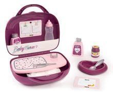 Set de înfășat în valiză Violette Baby Nurse Smoby pentru păpușa de jucărie cu 12 accesorii