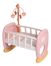 Kolíska s kolotočom Baby´s Cot Soft Baby Nurse Smoby pre 42 cm bábiku od 18 mes
