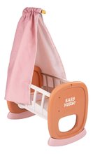 Kolíska s textilným baldachýnom Cradle Soft Baby Nurse Smoby pre 42 cm bábiku od 18 mes