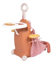 Geantă pentru înfășat cu pătuț pe roți 3 în 1 Nursery Soft Baby Nurse Smoby cu scaun de masă 6 accesorii de la 18 luni