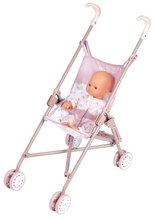 Kočárek golfky skládací Foldable Pushchair Natur D'Amour Baby Nurse Smoby pro 42 cm panenku výška rukojeti 58 cm od 24 měsíců