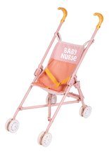Kočárek golfky skládací Foldable Pushchair Soft Baby Nurse Smoby pro 42 cm panenku výška rukojeti 57 cm od 24 měsíců