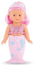 Játékbaba Sellő Nerina Mini Mermaid Corolle barna szemekkel és rózsaszín hajkoronával 20 cm