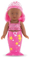 Játékbaba Sellő Melia Mini Mermaid Corolle barna szemekkel és rózsaszín hajkoronával 20 cm