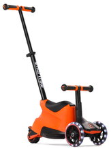 Bébitaxi és roller 2in1 háromkerekű LED kerekekkel Xtend Scooter Ride-on Orange smartrike tolókarral és állítható magassággal 1-től 12 éves korig ST24
