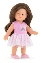 Játékbaba Romy Unicorn Set Mini Corolline Corolle barna szemek és barna haj 20 cm 3 kiegészítővel