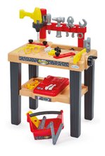 Munkapad Big Workbench Mecanics Écoiffier szerszámos kofferrel és fúróval 29 kiegészítő 18 hó-tól