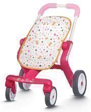 Kočík pre bábiku Baby Nurse Zlatá edícia Smoby s otočnými kolieskami (53,5 cm rúčka) od 18 mes