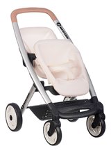 Kočárek pro dvojčata s bezpečnostním pásem Twin Pushchair Sandy Maxi Cosi&Quinny Smoby pro 42 cm panenku s 64 cm ergonomickou rukojetí