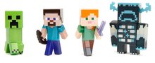 Figúrky zberateľské Minecraft 4-Pack Jada kovové sada 4 druhov výška 6 cm J3262001