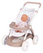 Kočík športový s textilným poťahom Pushchair Natur D'Amour Baby Nurse Smoby pre 42 cm bábiku výška rúčky 58 cm od 18 mes SM254018