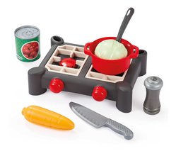 Kuchynka s hrncami a panvicou 100% Chef Écoiffier s vajíčkom a kuriatkom 14 dielov od 18 mes ECO2549
