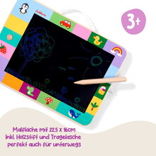 Fa rajztábla LCD Drawing Board Eichhorn fa tollal és törlőgombbal 3 évtől EH2574