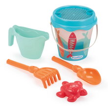 Kbelík set Sardine Garnished Bucket Écoiffier 17 cm s konvičkou a bábovičkou od 18 měsíců