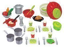 Set de vase 100% Chef Écoiffier u 47 de accesorii de la 18 luni