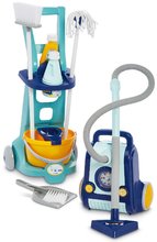 Upratovací vozík a vysávač Cleaning Trolley&Vacuum Cleaner Clean Home Ecoiffier s 10 doplnkami od 18 mes ECO2770