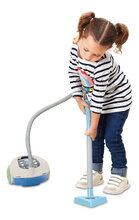 Upratovací vozík s vysávačom Clean Home Écoiffier s metlou a vedrom 9 doplnkov od 3 rokov ECO2779